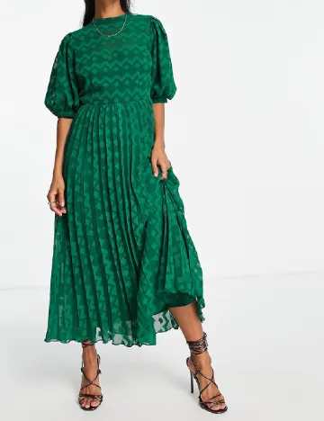 Rochie lunga ASOS, verde Verde