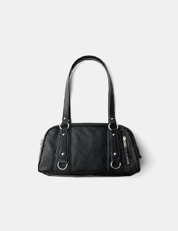 Geanta Bershka, negru Negru