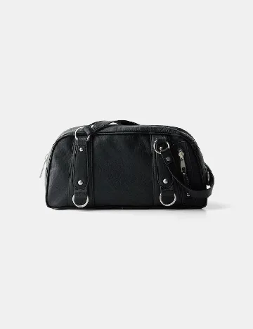 Geanta Bershka, negru Negru