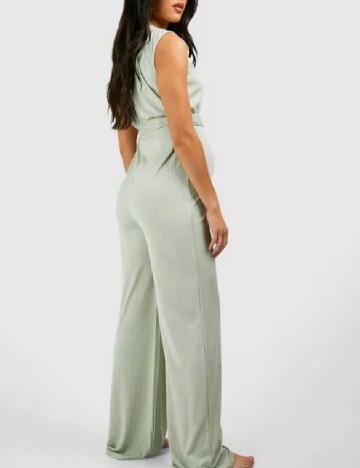 Salopeta Boohoo maternity, verde