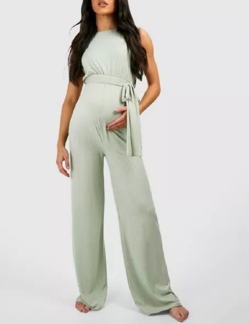 Salopeta Boohoo maternity, verde