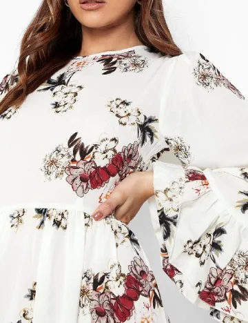 Rochie lunga Boohoo, floral print Floral print