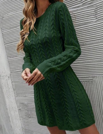 Rochie scurta SHEIN, verde