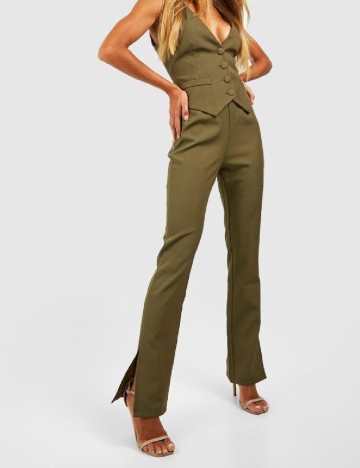 Pantaloni Boohoo, verde