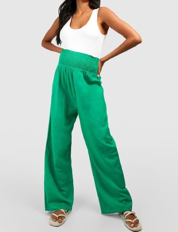 Pantaloni Boohoo maternity, verde