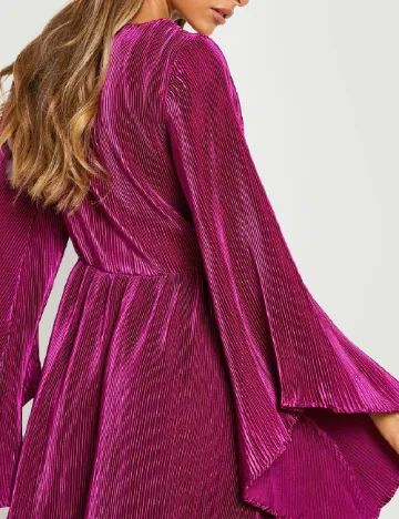 Rochie lunga Boohoo, magenta Roz