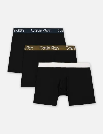 Set Boxeri Calvin Klein, negru Negru