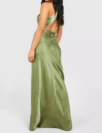 Rochie lunga Boohoo, verde