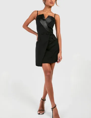 Rochie scurta Boohoo, negru Negru