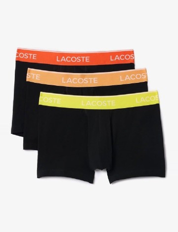 Set Boxeri Lacoste, negru