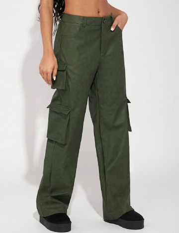 Pantaloni SHEIN, verde