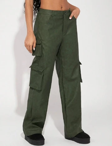 Pantaloni SHEIN, verde Verde