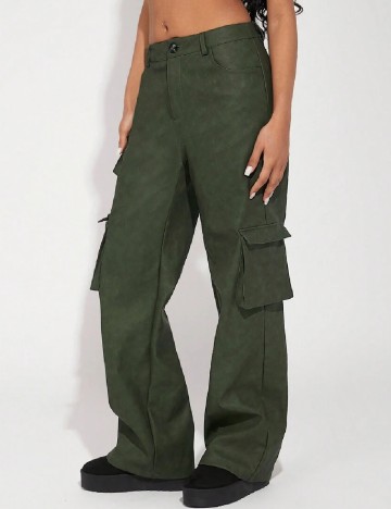 Pantaloni SHEIN, verde