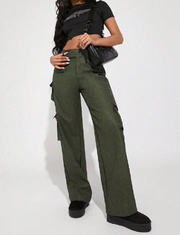 Pantaloni SHEIN, verde