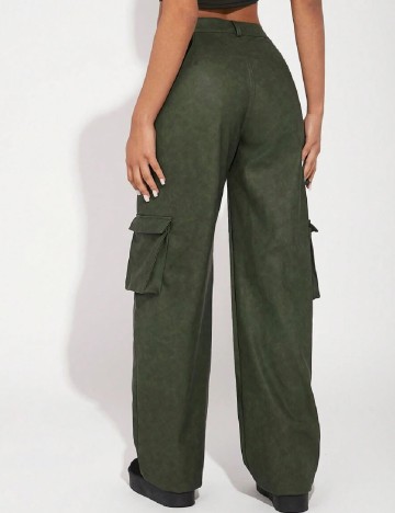 Pantaloni SHEIN, verde