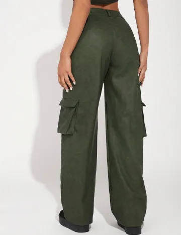 Pantaloni SHEIN, verde Verde