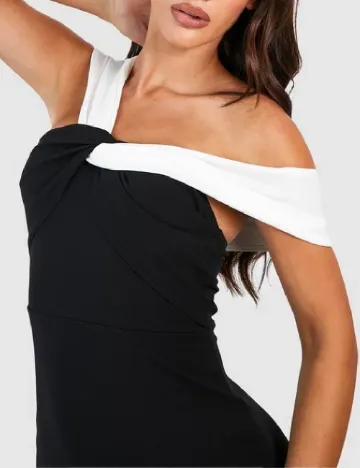 Rochie lunga Boohoo, negru Negru