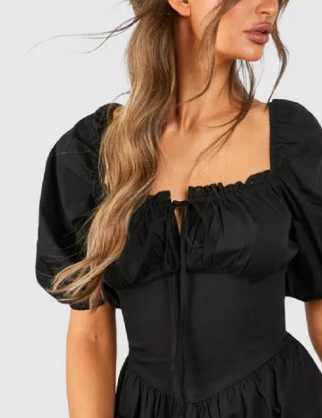 Rochie lunga Boohoo, negru