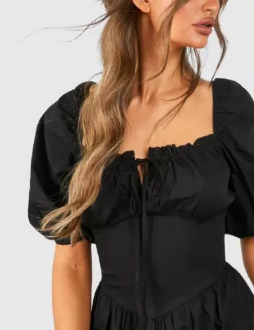 Rochie lunga Boohoo, negru Negru