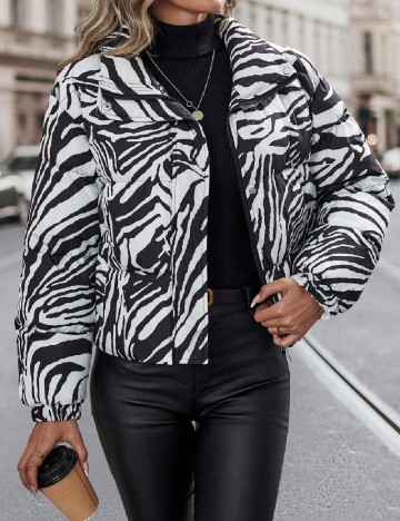 Geaca SHEIN, animal print