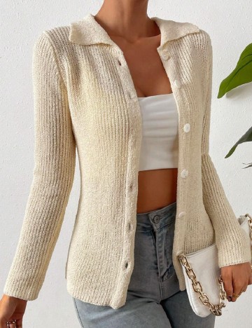 Cardigan SHEIN, crem