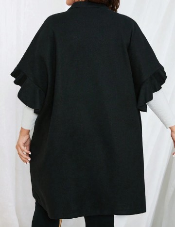 Poncho SHEIN CURVE, negru