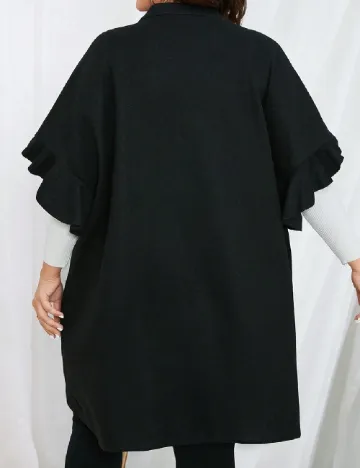 Poncho SHEIN CURVE, negru Negru