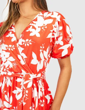 Rochie medie Boohoo, portocaliu Portocaliu