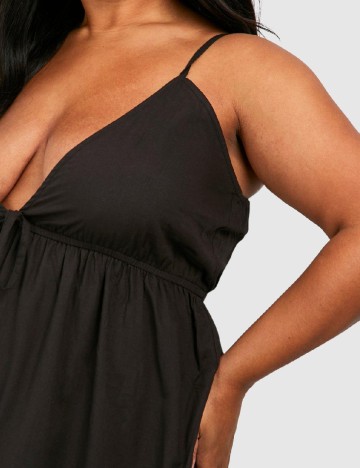 Rochie lunga Boohoo Plus Size, negru