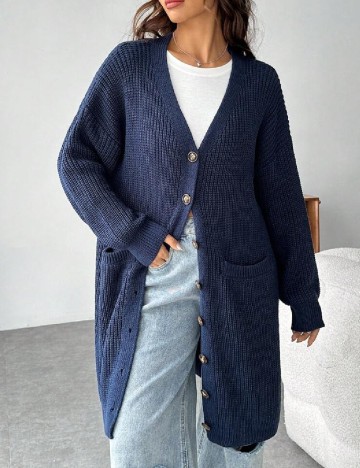 Cardigan SHEIN, bleumarin