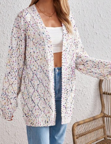 Cardigan SHEIN, alb