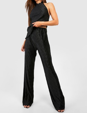 Pantaloni Boohoo, negru