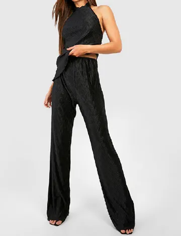 Pantaloni Boohoo, negru Negru