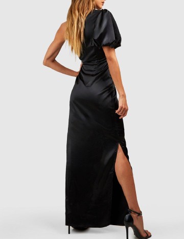 Rochie lunga Boohoo, negru