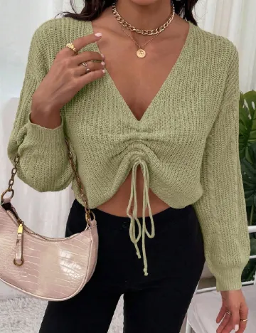 Top SHEIN, verde Verde