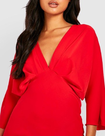 Rochie lunga Boohoo, rosu