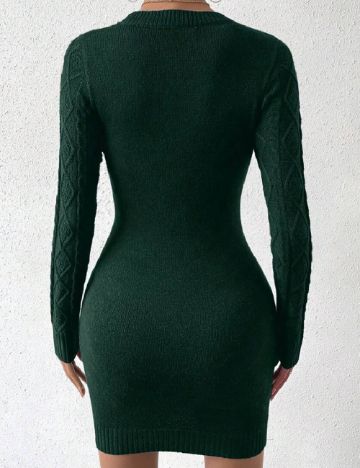 Rochie scurta SHEIN, verde