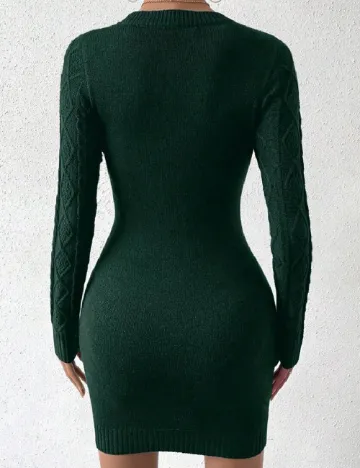 Rochie scurta SHEIN, verde Verde