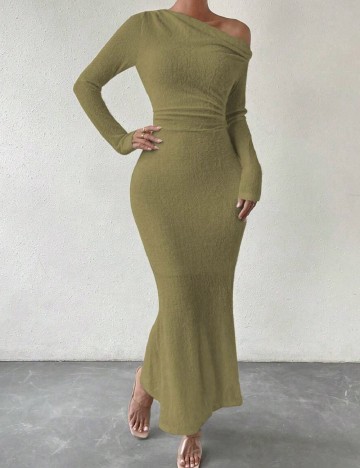 Rochie lunga SHEIN, verde