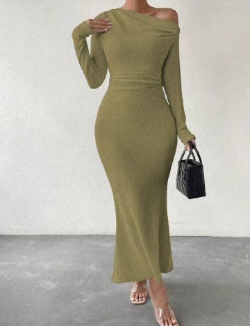 Rochie lunga SHEIN, verde