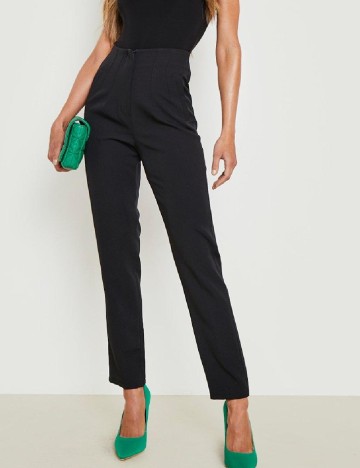 Pantaloni Boohoo, negru