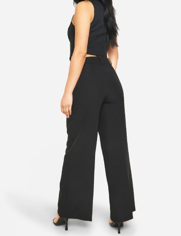 Pantaloni Boohoo, negru