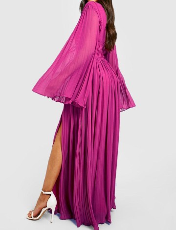 Rochie lunga Boohoo, magenta