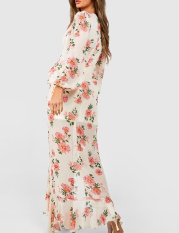 Rochie lunga Boohoo, floral