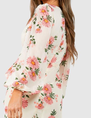 Rochie lunga Boohoo, floral