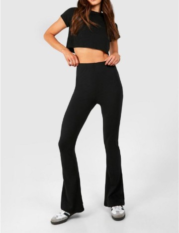 Pantaloni Boohoo, negru