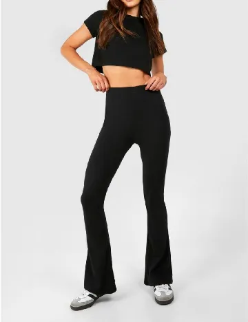 Pantaloni Boohoo, negru Negru