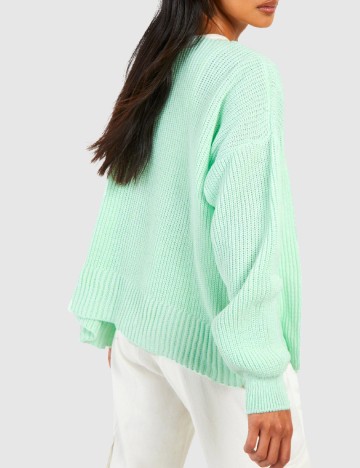 Cardigan Boohoo, verde