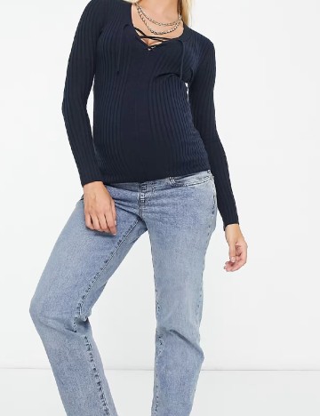 Bluza Asos Maternity, bleumarin