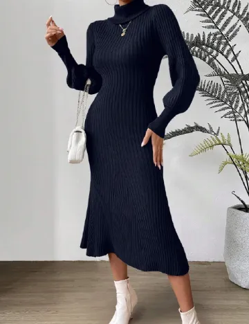 Rochie medie SHEIN, bleumarin Albastru